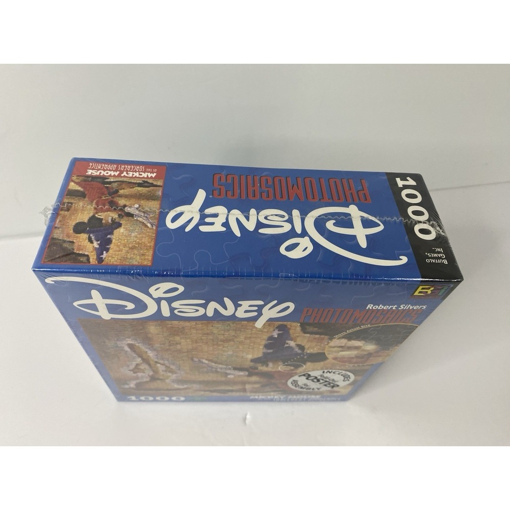 Disney Fantasia Mickey Mouse Sorcerer's Apprentice Photomosaics Puzzle SEALED - Picture 2 of 3